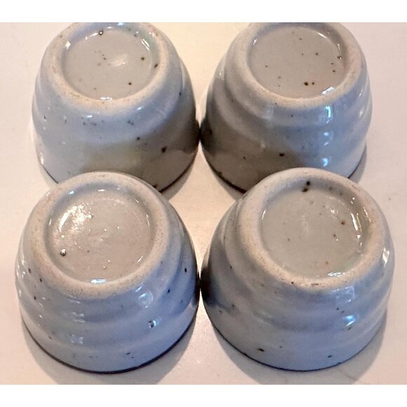 Vtg Set of Four Hand Made Sake Cups - Picture 3 of 7